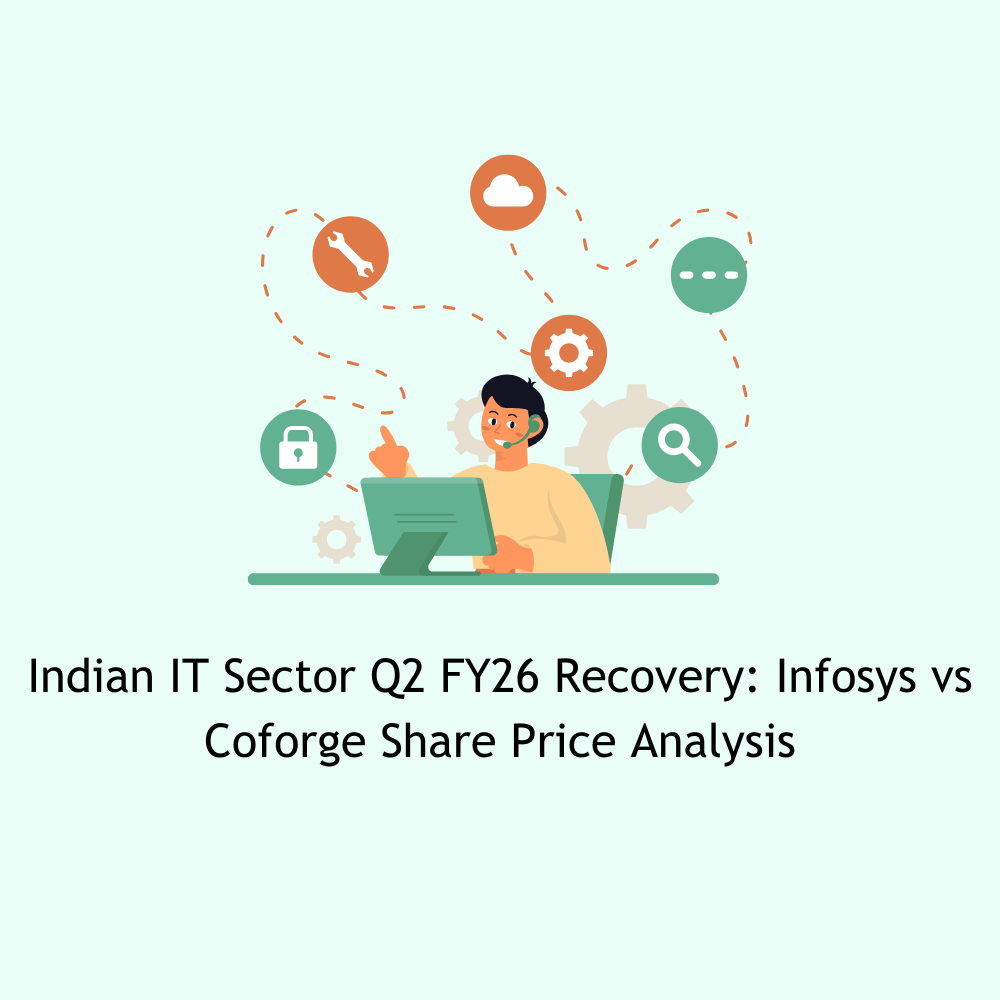 Featured image for Indian IT Sector Q2 FY26 Recovery: Infosys vs Coforge Share Price Analysis